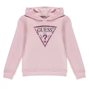 Image of Guess Core Logo Hoodie - Pink