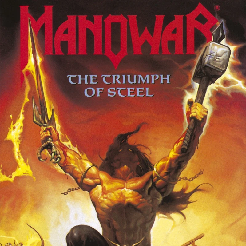 Image of Manowar The triumph of steel LP multicolor Onesize Unisex