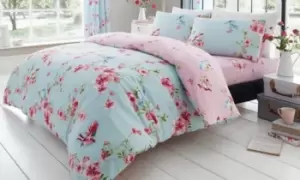 Image of Gaveno Cavailia Birdie Blossom Duvet Cover Set: Single/Natural