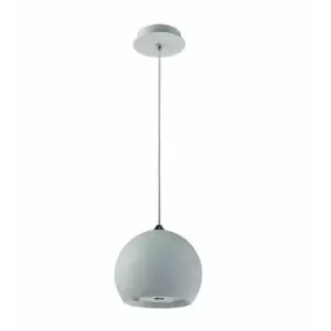 Image of Italux Regina wh - Modern Hanging Pendant White 1 Light with White Shade, E27