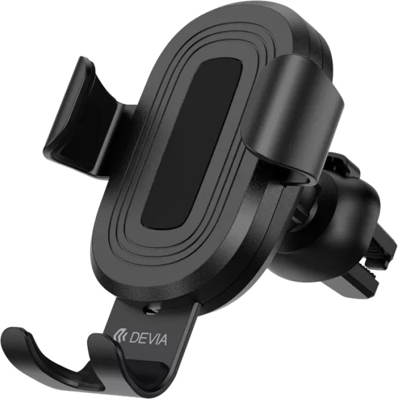 Image of DEVIA 10W Wireless Charging Gravity Sensor Air Vent Car Holder - Black