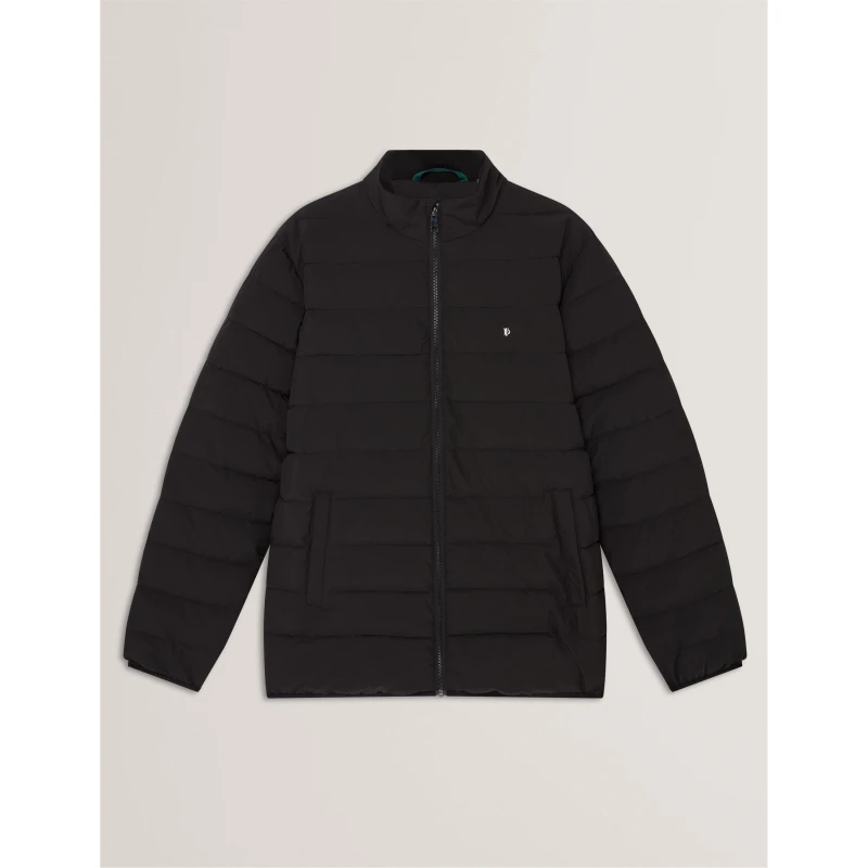 Image of Ted Baker Mens Lightweight Puffer Jacket Black male XS (1)