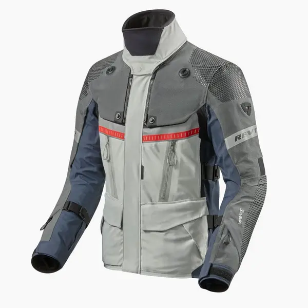 Image of REV'IT! Dominator 3 GTX Jacket Silver Blue Size L