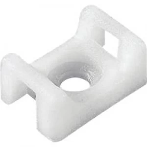 Image of Cable mount Screw fixing Ecru PB Fastener