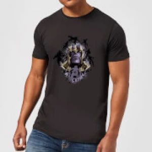 Image of Avengers Endgame Warlord Thanos Mens T-Shirt - Black