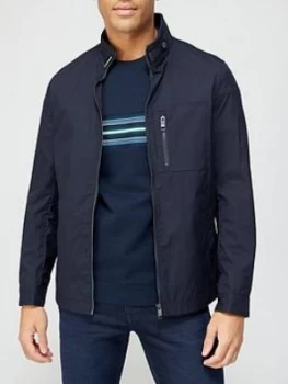Image of Ted Baker Ure Funnel Neck Jacket - Navy Size M Men