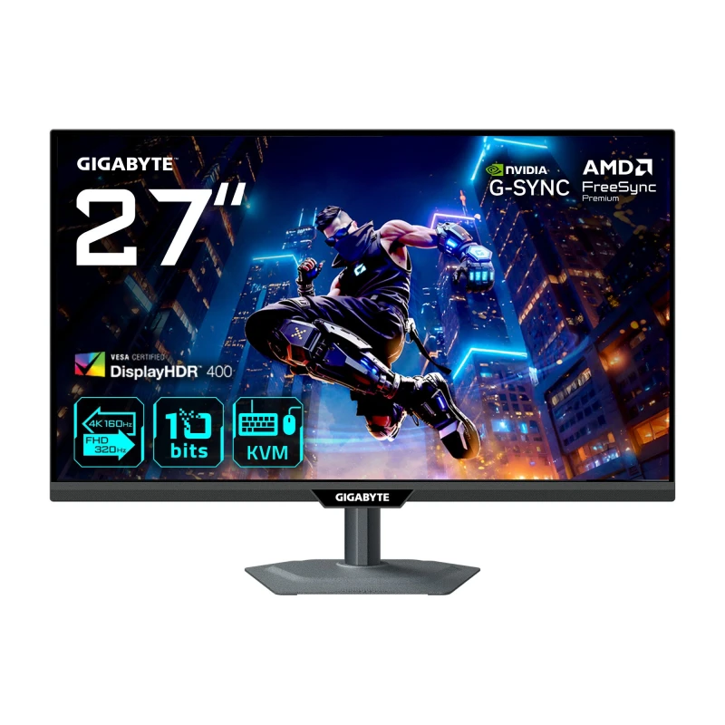 Image of Gigabyte Gigabyte M27UP 274K Ultra HD 160Hz/320Hz Gaming Monitor M27UP EK