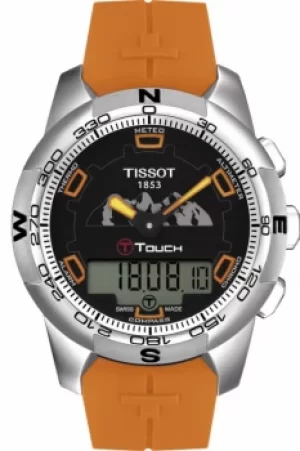Image of Mens Tissot T-Touch II Jungfrau Alarm Chronograph Watch T0474204705111
