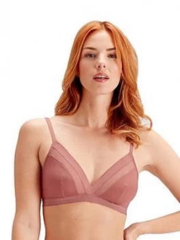 Image of Pretty Polly Triangle Bra - Rose