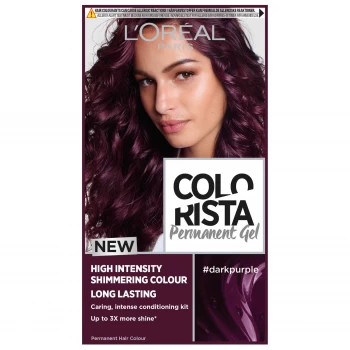 Image of LOreal Colorista Dark Purple Permanent Gel Hair Dye, 3.16 Dark Purple