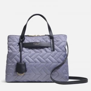 Image of Radley Womens Finsbury Park Quilted Medium Ziptop Multiway Bag - Fossil