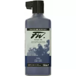 Image of Daler-Rowney fw Artists Acrylic Ink 180ml Indigo