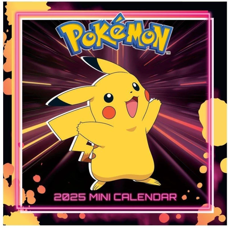 Image of Pokemon Pokemon 2025 Mini Calendar - Multi Multi One Size