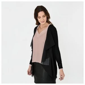 Image of Firetrap Blackseal Fine Knit Cardigan - Black