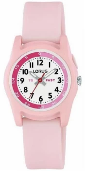 Image of Lorus Lorus Kids Time Teacher With Pink Silicone Strap Watch
