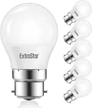 Image of 6W LED Golf Ball Bulb B22 Warm White 3000K (pack of 6)