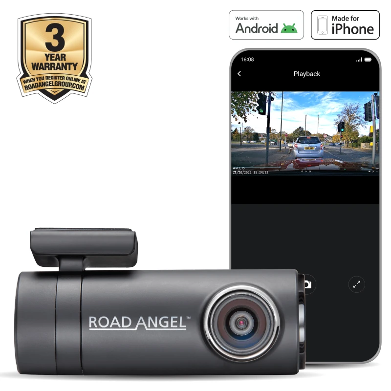 Image of Road Angel Halo Drive 2 1440p QHD Dash Cam (Now Type C)