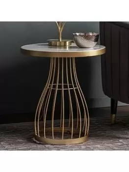 Image of Hometown Interiors Buderim Side Table - Champagne