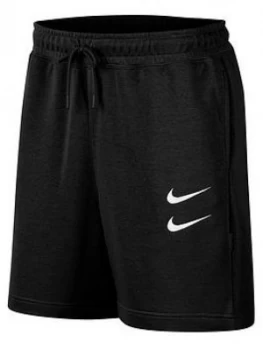 Image of Nike Swoosh Fleece Short - Black