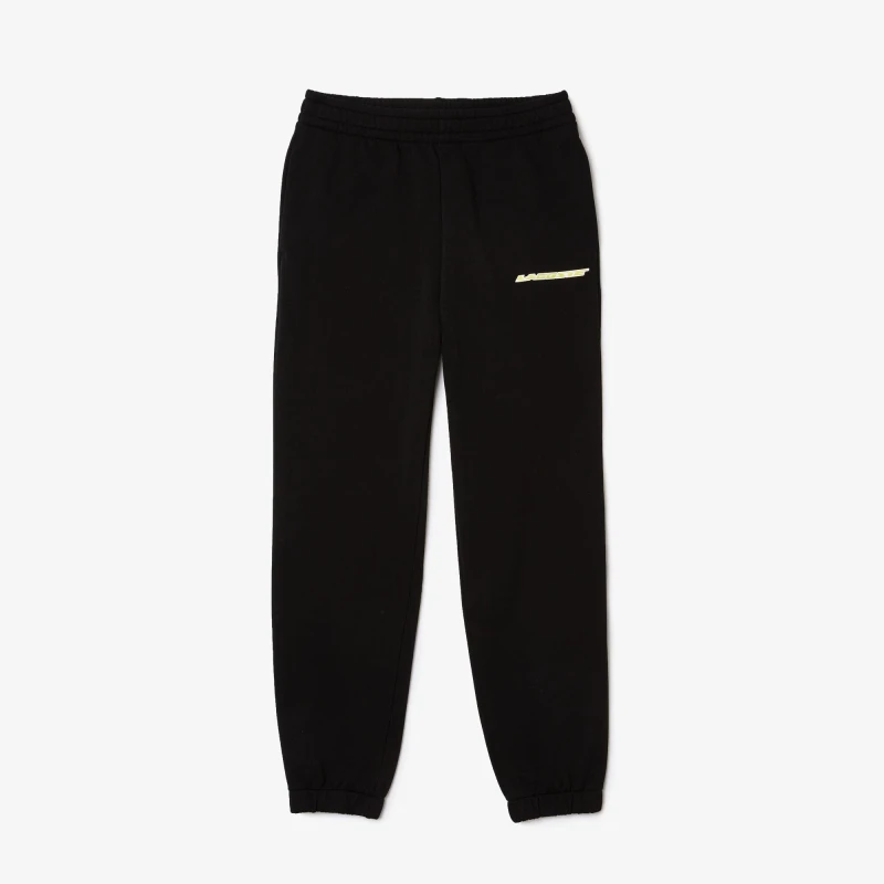 Image of Lacoste Womens Closed Hem Woven Tracksuit Joggers Black female 4 (32)