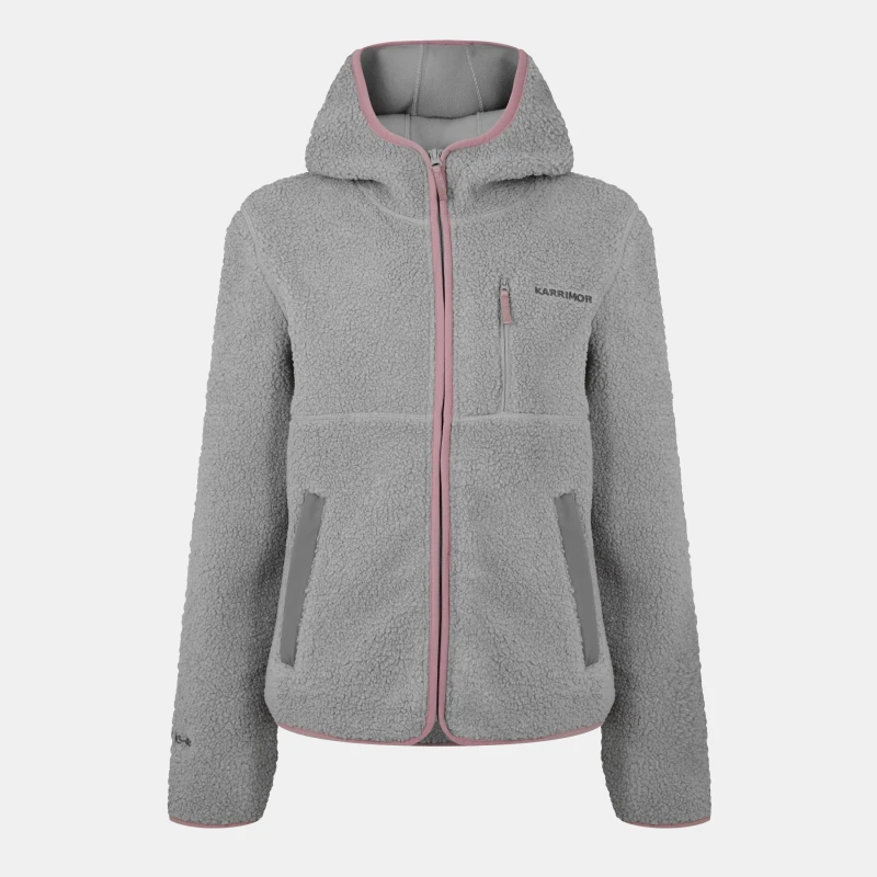 Image of Karrimor Tundra Full Zip Fleece Top Womens - Grey Grey 8