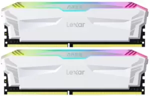 Image of Lexar ARES RGB 16GB DDR4 4000MHZ CL18 Desktop Gaming Memory - White