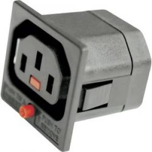 Image of IEC connector C13 Socket vertical vertical Total number of pin