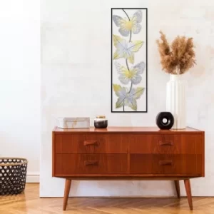 Image of Butterfly Multicolor Decorative Metal Wall Accessory