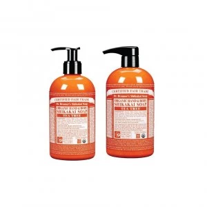 Image of Dr Bronner Organic Shikakai Tea Tree Hand Soap 709ml