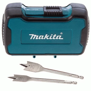 Image of Makita 8 Piece Flat Wood Drill Bit Set
