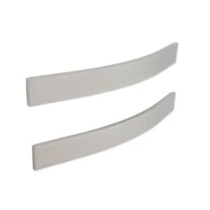 Image of Cooke Lewis Stainless steel effect Curved Cabinet handle Pack of 2