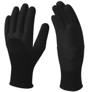 Image of Delta Plus Hercule Knitted Work Safety Gloves (9/L) (Black) - Black