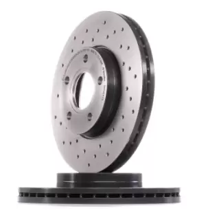 Image of BREMBO Brake disc FORD,VOLVO 09.9464.1X 1223663,1223665,1253729 Brake rotor,Brake discs,Brake rotors 1253730,1320352,1373369,1469082,1501058,1501069