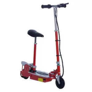 Image of HOMCOM Teen Foldable Electric E Scooter 120W w/ Brake Kickstand, red