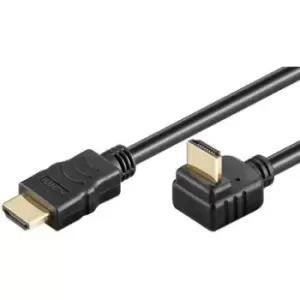 Image of Goobay 270-degree Angled HDMI 2.0 Cable with Ethernet - 3m - Black