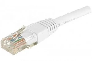 Image of 0.5m RJ45 UUTP Cat.6 White Patch Cable