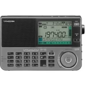 Image of Sangean ATS-909X2 Shortwave receiver FM, LF, AM Alarm clock Black