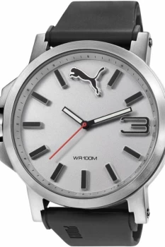 Image of Mens Puma PU10294 ULTRASIZE 50 - silver white Watch PU102941007
