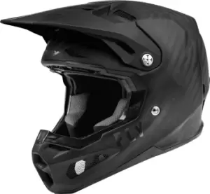 Image of Fly Racing Formula Carbon Prime Solid Motocross Helmet, black, Size S, black, Size S
