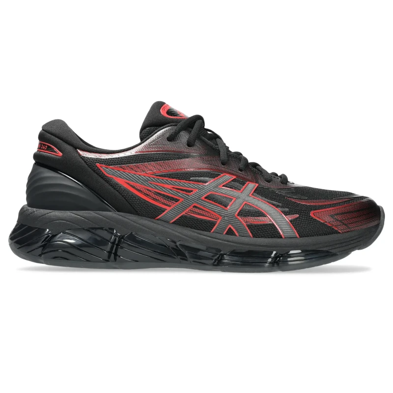 Image of Asics Mens Gel Quantum 8 Gel Technology Engineered Mesh Runners Black/Red male 9.5 (44.5)