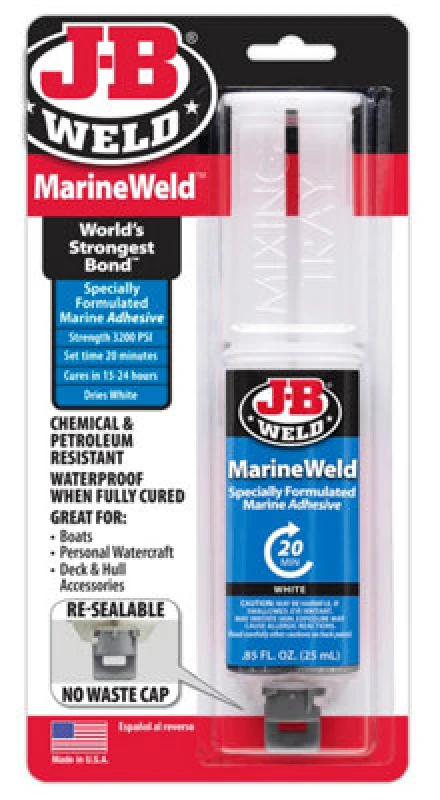 Image of JBL J-B Weld MarineWeld Epoxy Syringe 25ml White