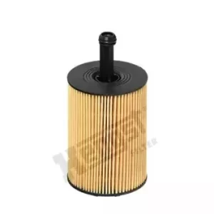 Image of Oil Filter Insert With Gasket Kit E19H D83 by Hella Hengst