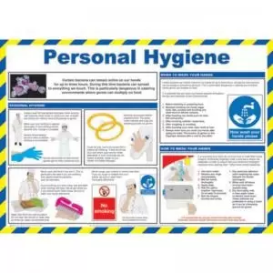 Image of Personal Hygiene’ Sign; Laminated Paper; Safety Poster 590mm