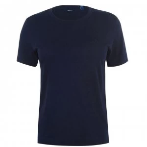 Image of Gant Chest Logo T-Shirt - 443 Eve Blue