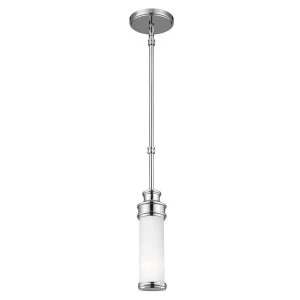 Image of 1 Light Mini Ceiling Pendant Light Polished Chrome IP44, G9