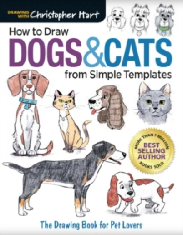 Image of How To Draw Dogs & Cats : The Drawing Book for Pet Lovers Paperback / softback