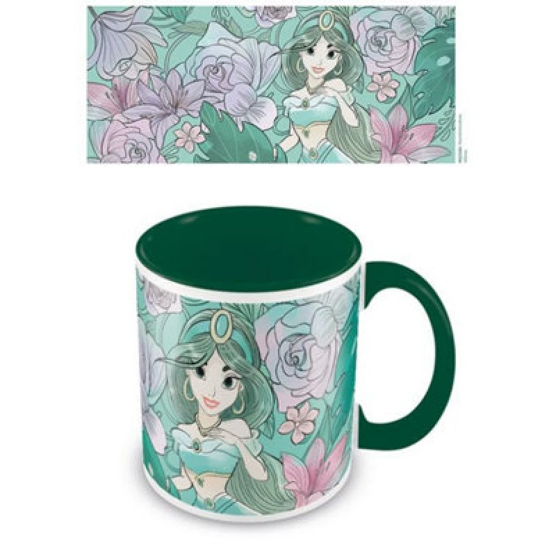 Image of Aladdin Floral Jasmine Mug Dark Green unisex