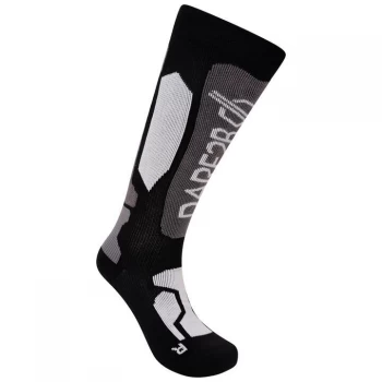 Image of Dare2B Kids Performance Ski Socks - Black/White