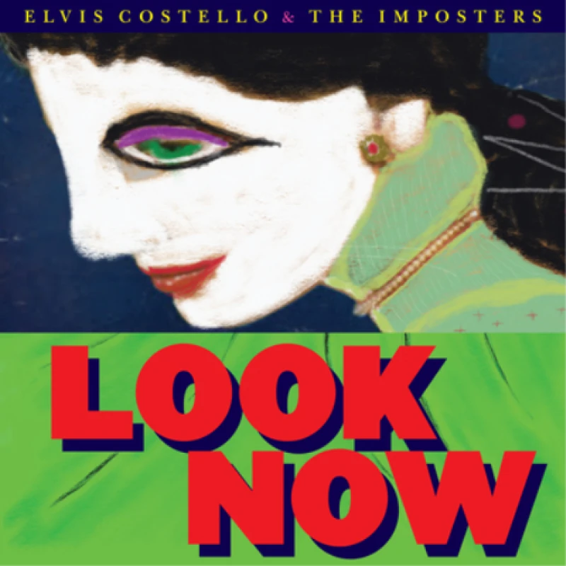 Image of Elvis Costello Look Now Vinyl LP Black unisex