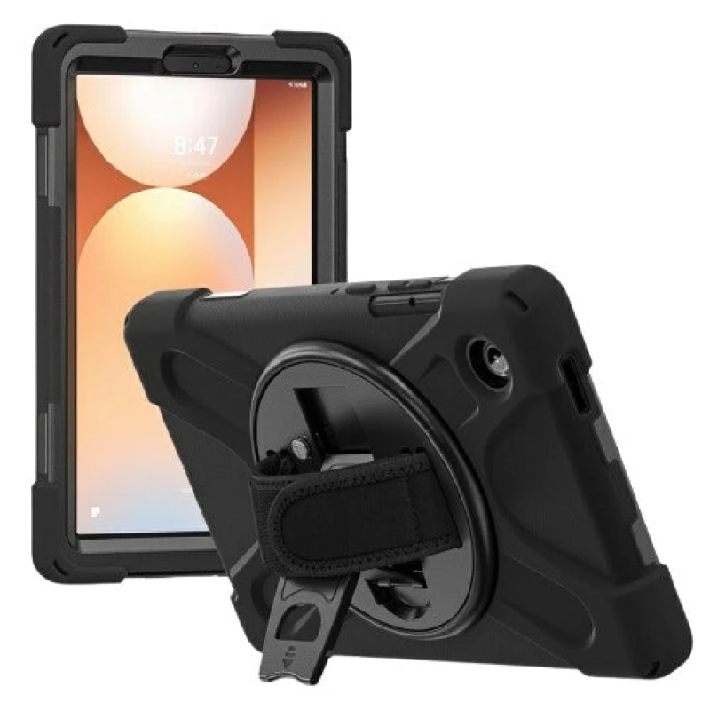 Image of Tech air Techair TAXSGA043H Samsung Tab A11 military grade drop protection rugged case with hand strap TAXSGA043H